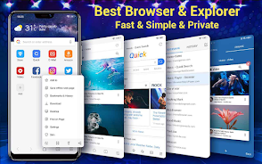 Web Browser & Fast Explorer স্ক্রিনশট 3