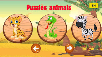 Puzzle animals for kids screenshot 1