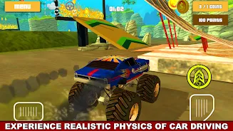 Monster Truck Racing Hero 3D screenshot 3