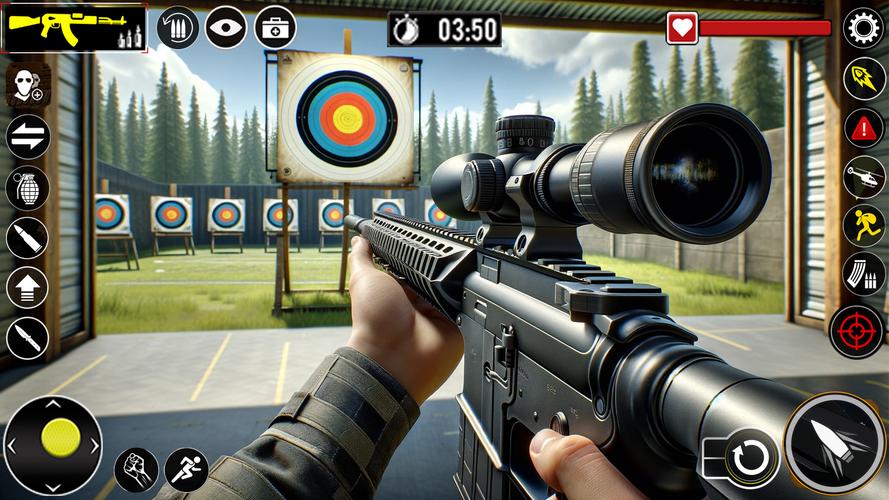 Real Target Gun Shooter Games captura de pantalla 