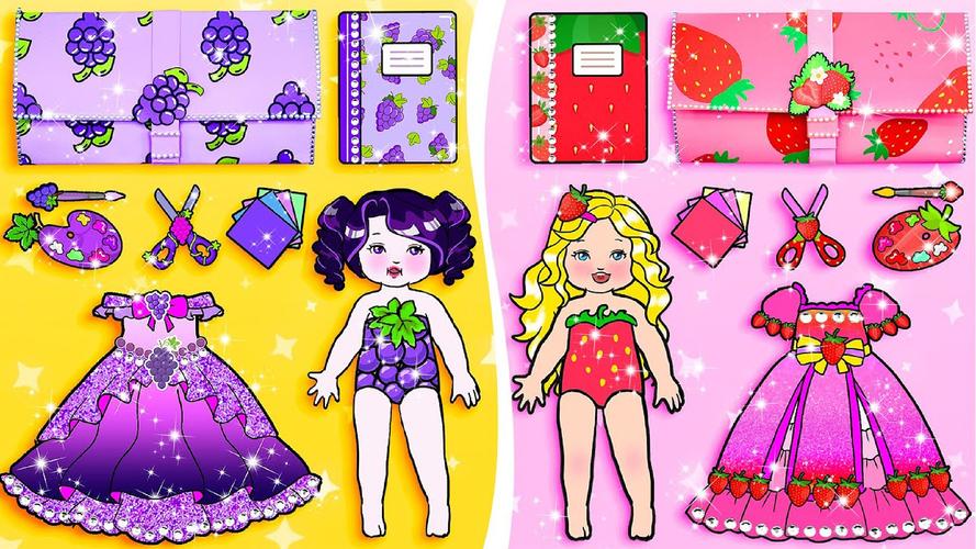 Paper Dolls Diary DIY Dress Up captura de pantalla 