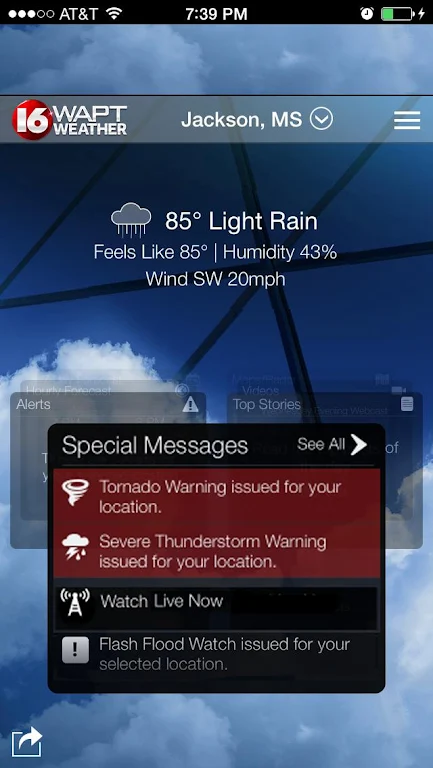 16 WAPT Weather ảnh chụp màn hình 1