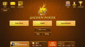 Golden Poker स्क्रीनशॉट 2