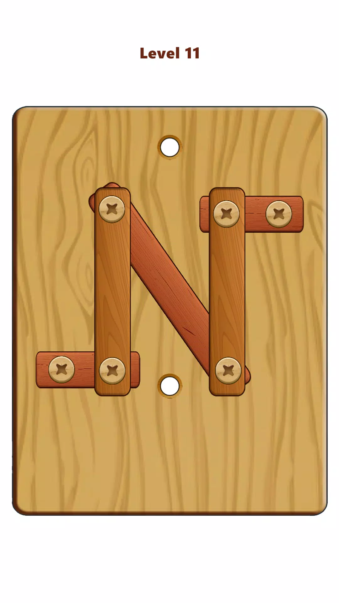 Wood Nuts & Bolts Puzzle screenshot 1