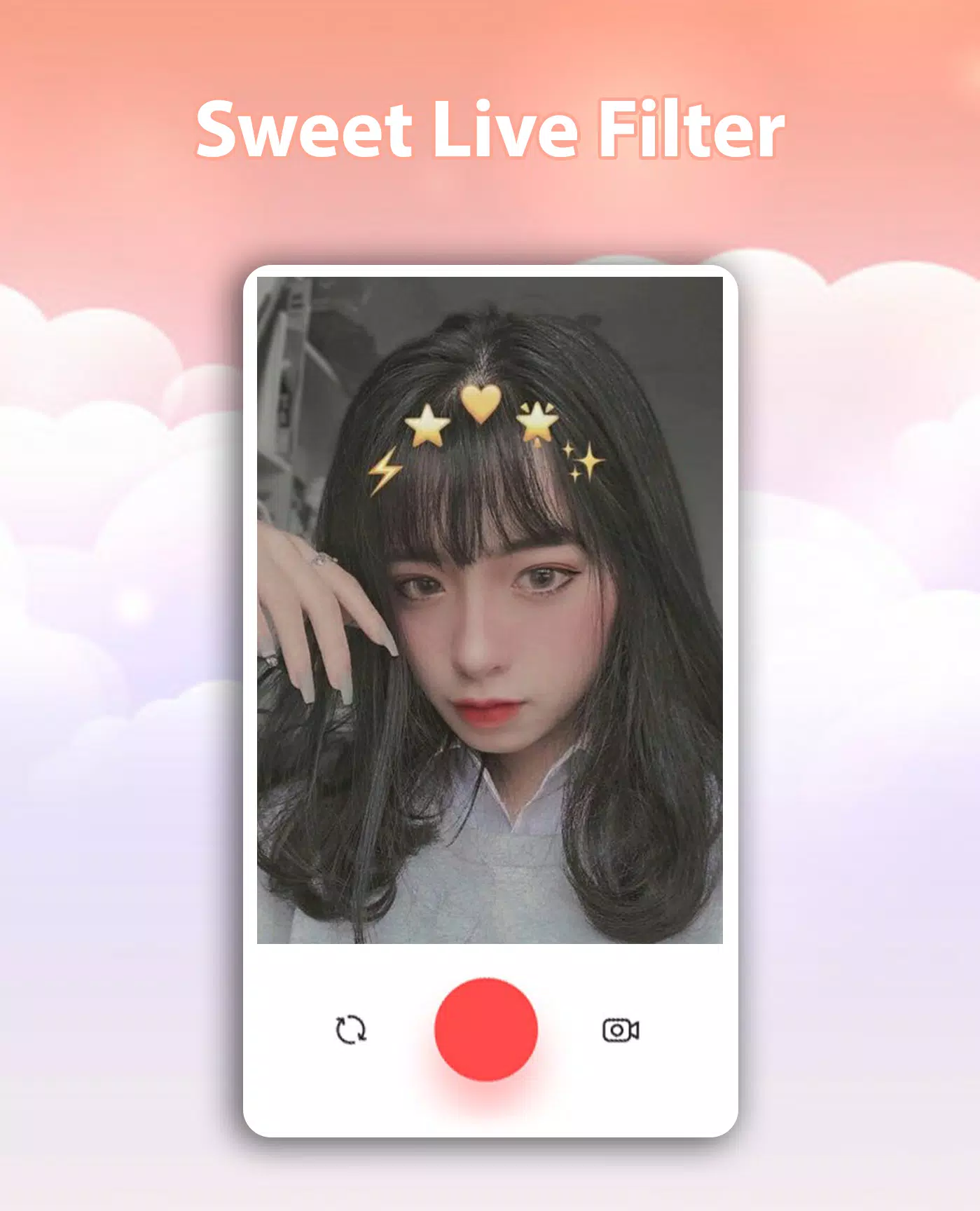 Sweet Live Filter Face Camera Screenshot 3