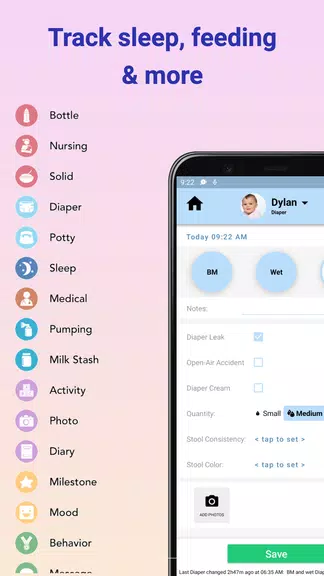 Baby Connect: Newborn Tracker ekran görüntüsü 3