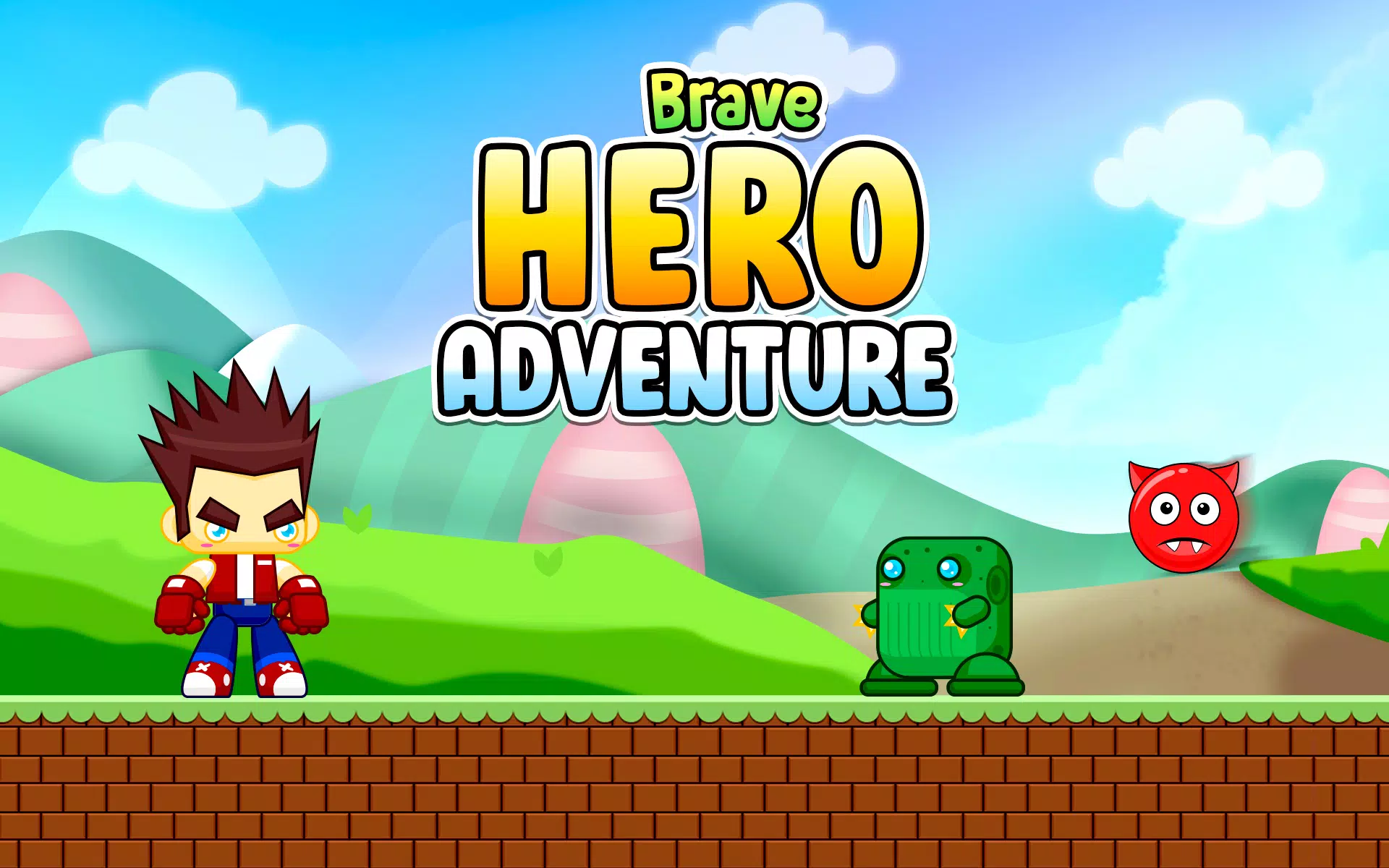 Brave Hero Adventures Game ảnh chụp màn hình 1