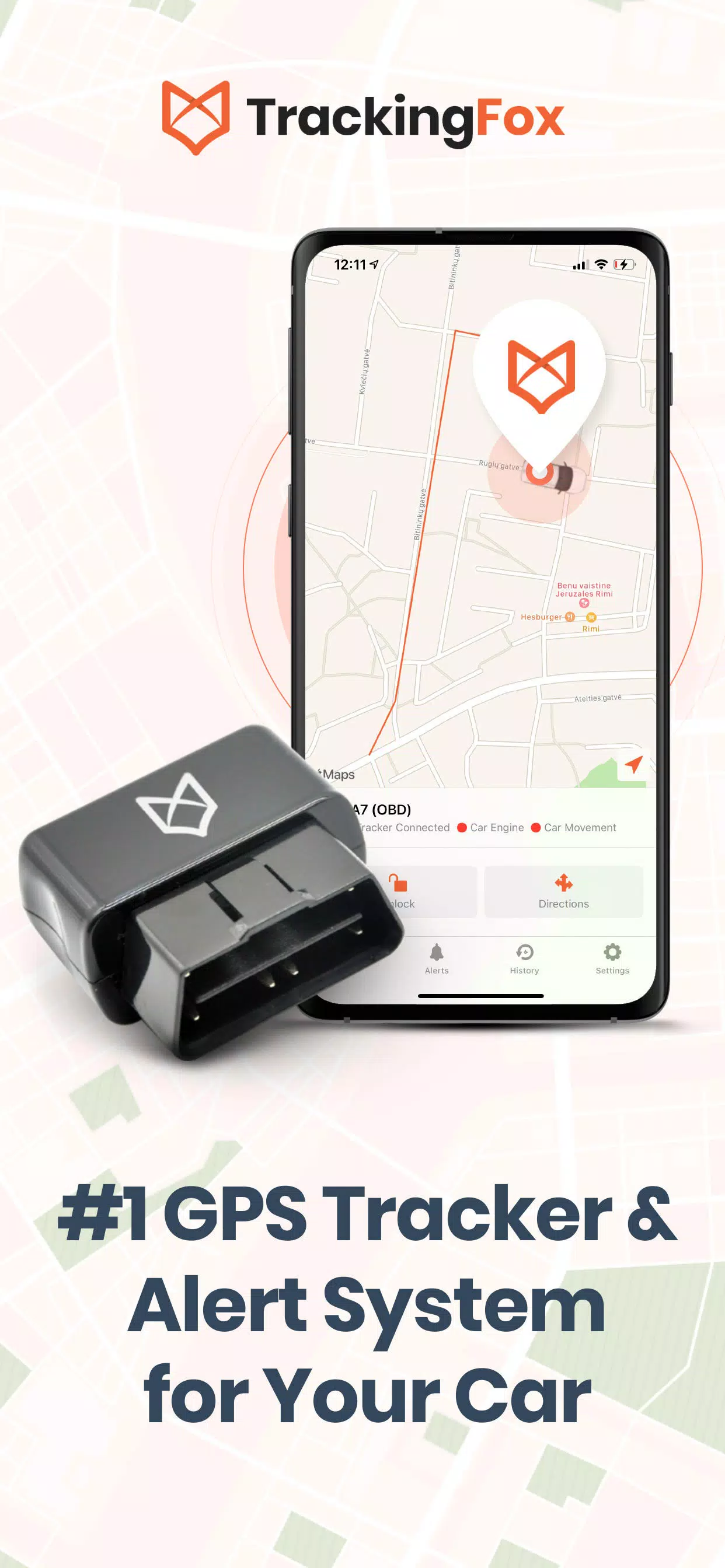 TrackingFox Car GPS Tracker ảnh chụp màn hình 1