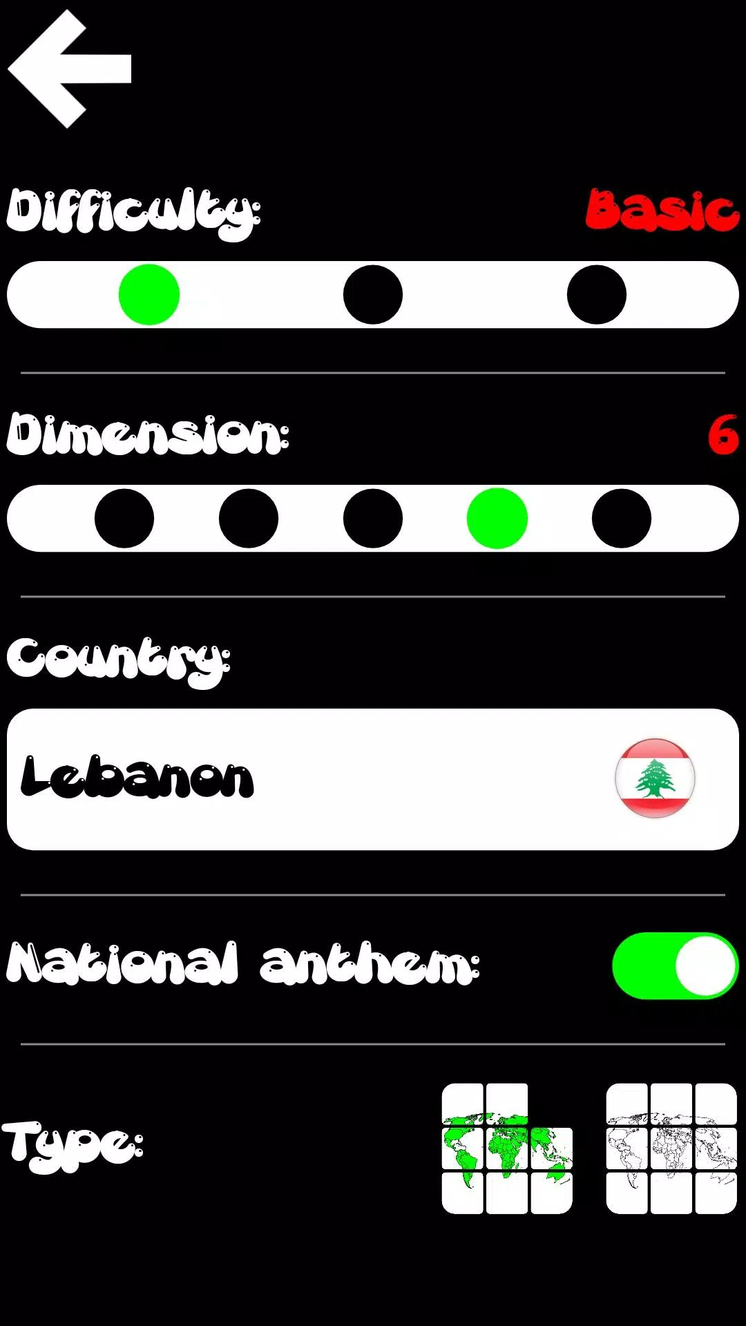 Sliding geographic puzzle ekran görüntüsü 3