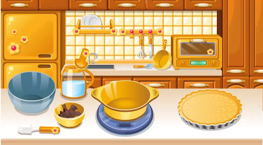 girls cooking games chocolate ảnh chụp màn hình 3