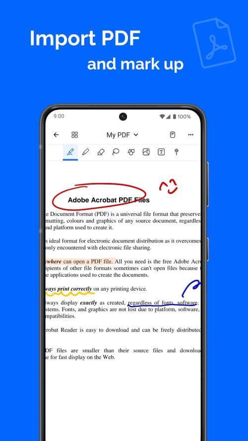 Notewise - Notes & PDF captura de pantalla 