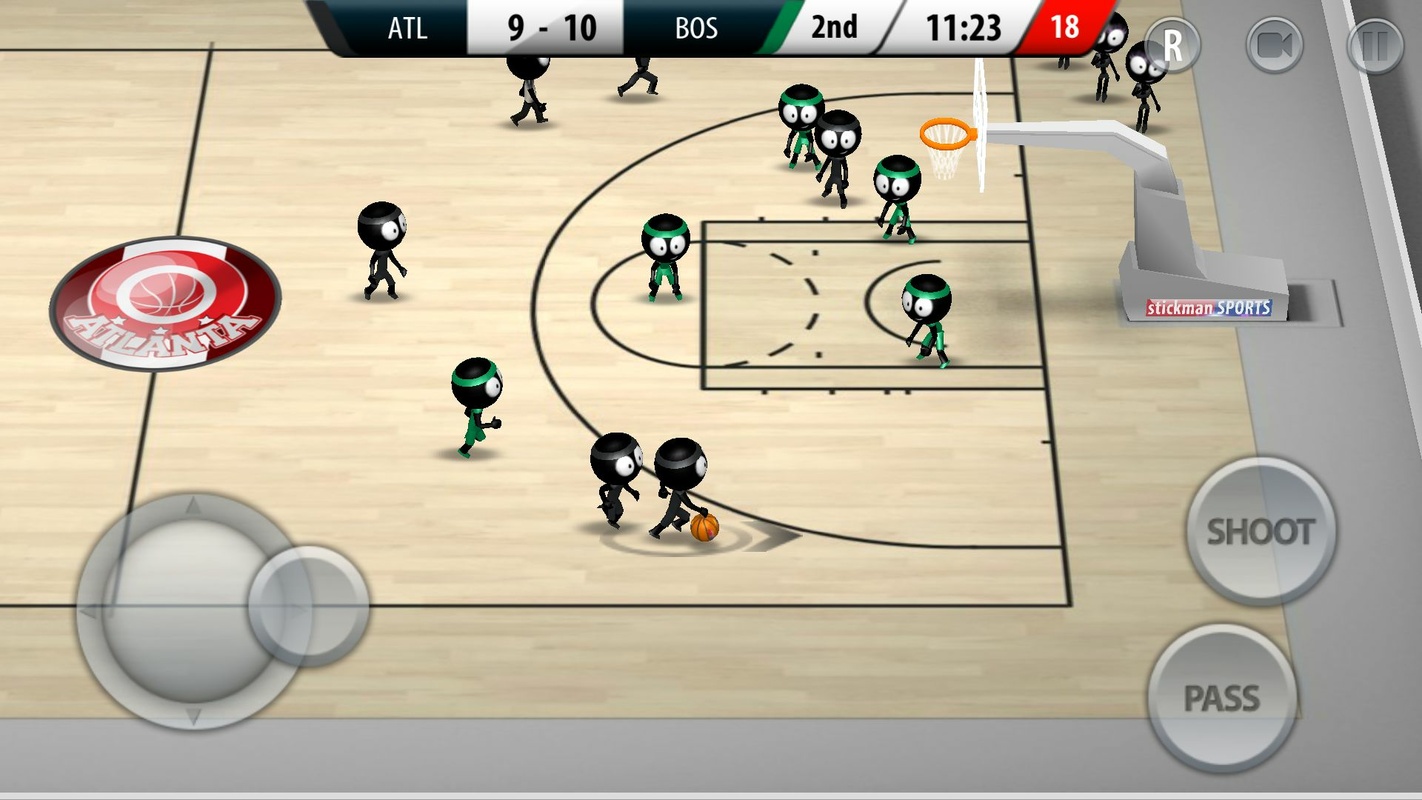 Stickman Basketball 2017 ảnh chụp màn hình 1