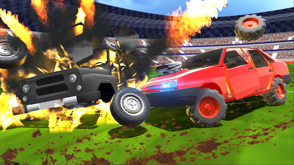 Russian Cars: Crash Simulator captura de pantalla 