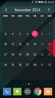 Month Calendar Widget by BiHSnow ဖန်သားပြင်ဓာတ်ပုံ 2