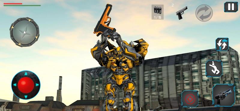 Robot Car Transform Games 3D captura de pantalla 