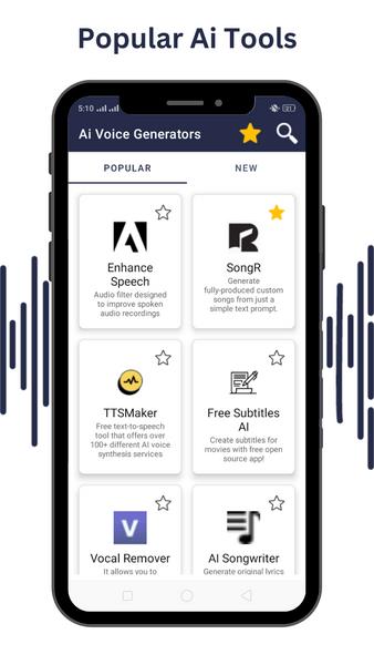 Ai Voice Generator - All tools ảnh chụp màn hình 1