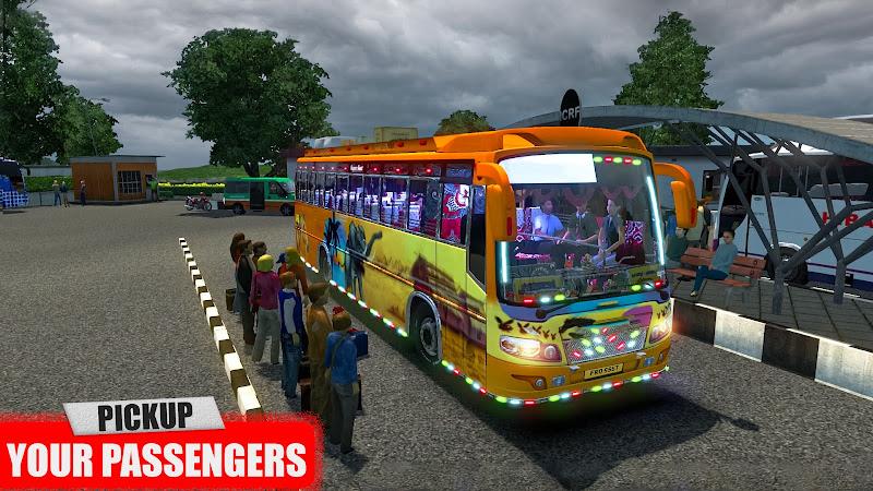 Euro Coach Bus Driving Games স্ক্রিনশট 2