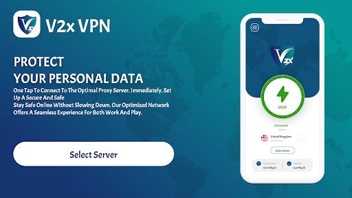 V2xVPN: Fast & Secure VPN captura de pantalla 