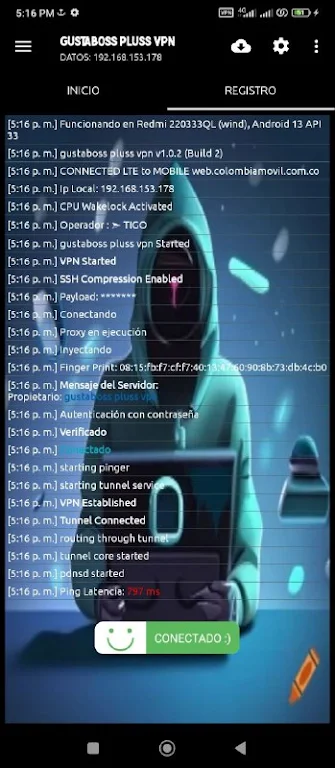 gustaboss pluss vpn Captura de pantalla 2