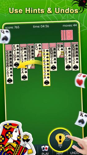 Spider Solitaire Screenshot 4