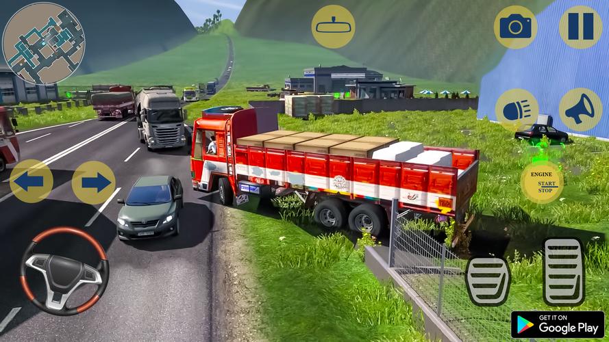 Indian Truck Cargo Truck Games Screenshot 2