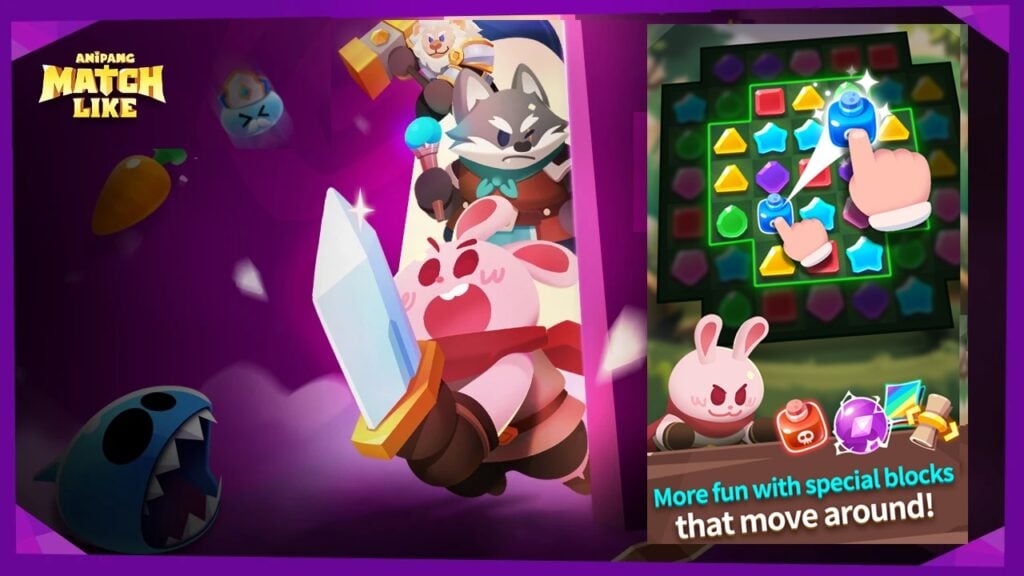 Match-3 Delight: Anipang Matchlike, pojawia się gra typu roguelike RPG