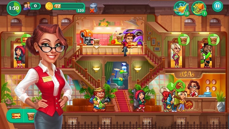 Grand Hotel Mania: 酒店游戏应用截图第3张