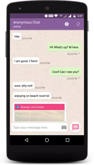 Anonymous Chat & Date for Stranger zrzut ekranu 2
