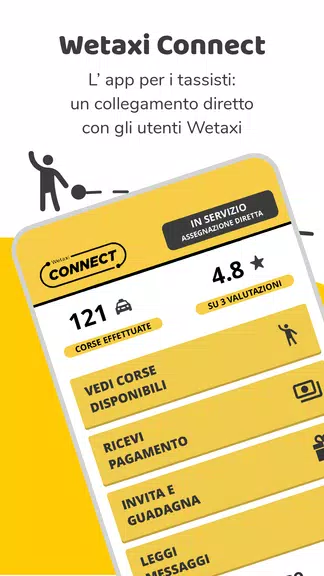 Wetaxi Connect ဖန်သားပြင်ဓာတ်ပုံ 1