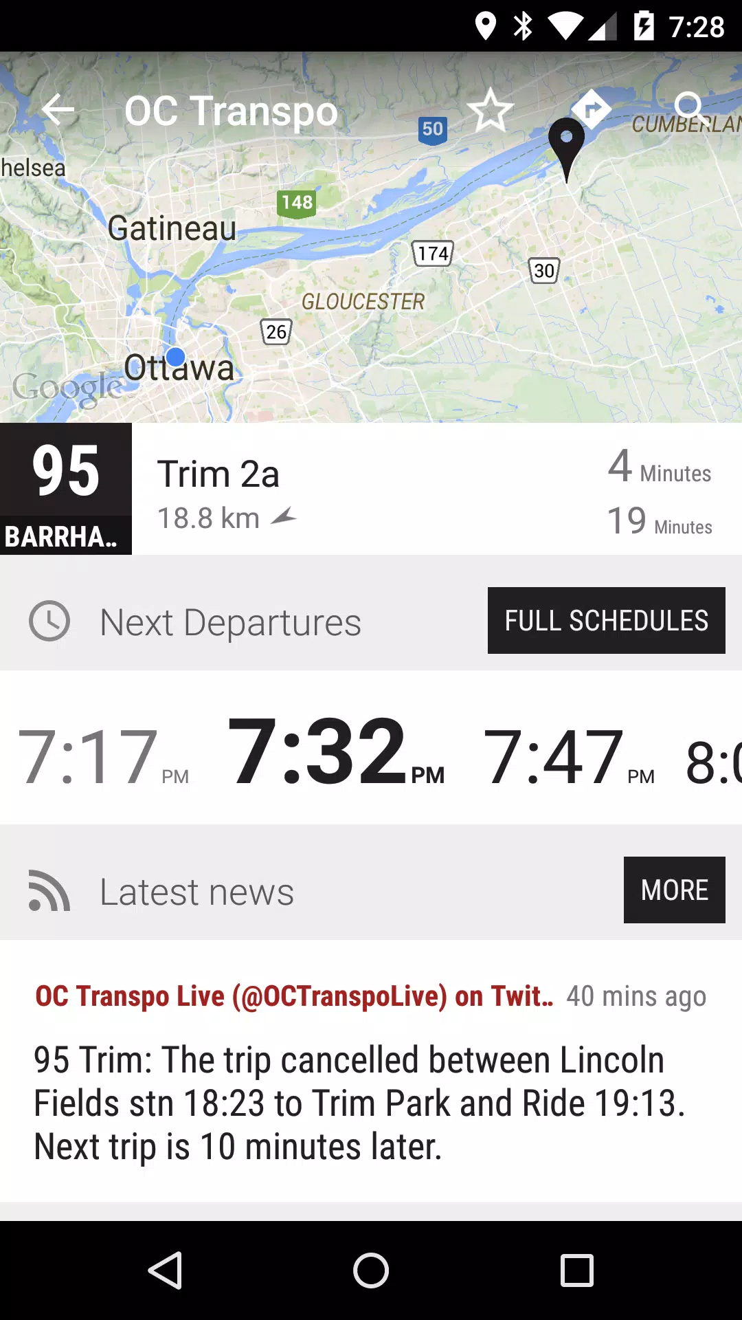 Ottawa OC Transpo Bus - MonTr… स्क्रीनशॉट 2