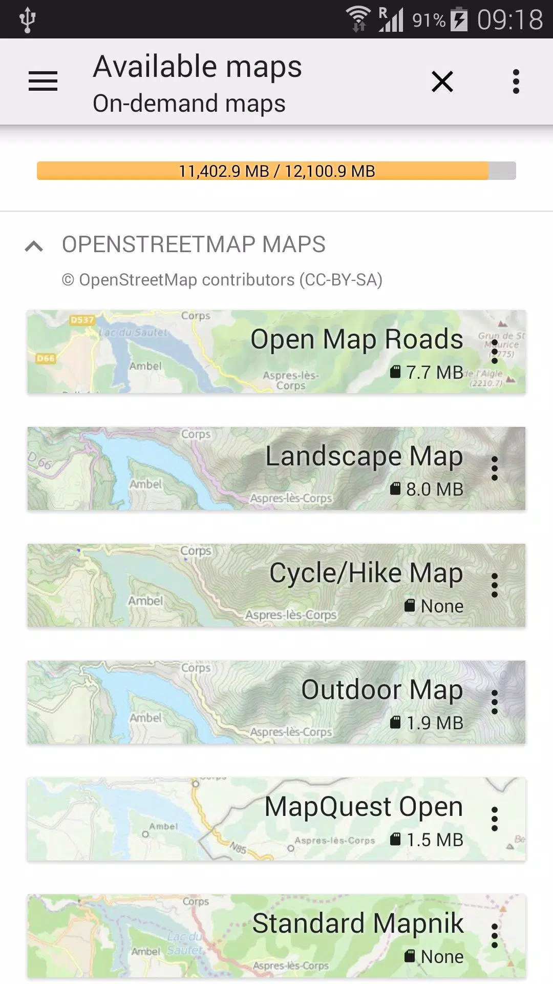 Screenshot All-In-One Offline Maps 3