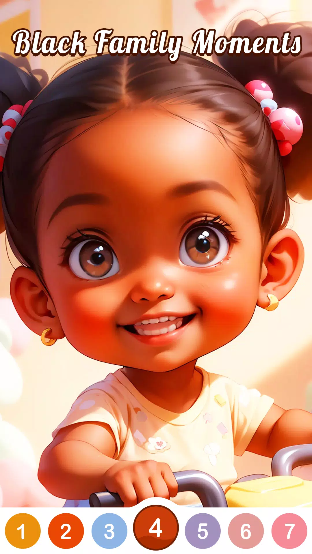 Screenshot Black Family Coloring Games 3