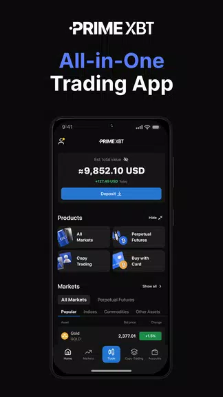 Screenshot PrimeXBT Trading & Investing 1