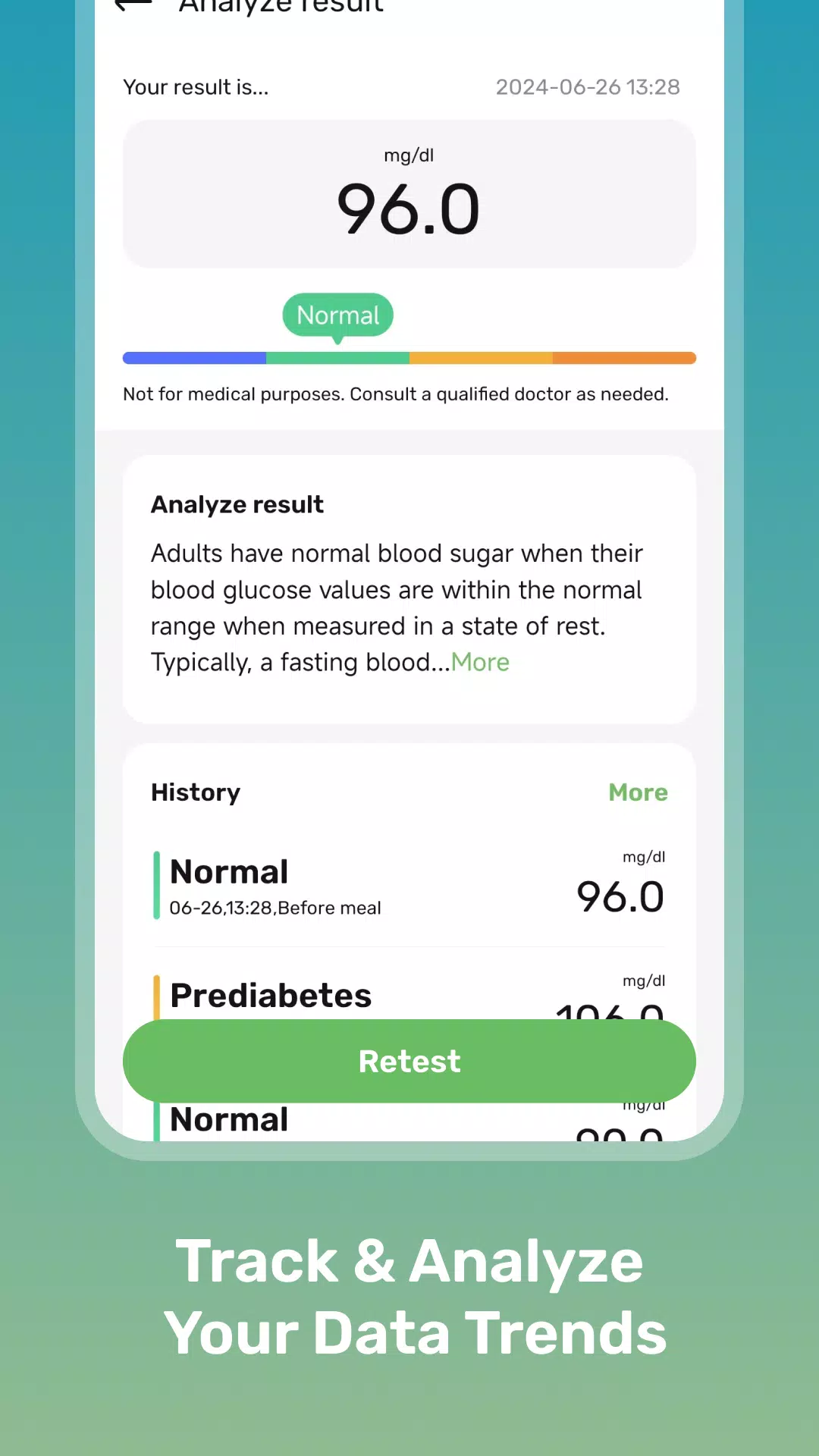 Screenshot Health Sense: Blood Sugar Hub 4