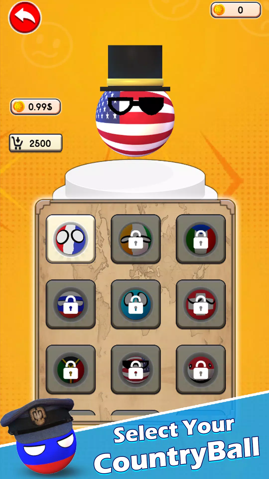 Screenshot World Conquest Country Balls 4