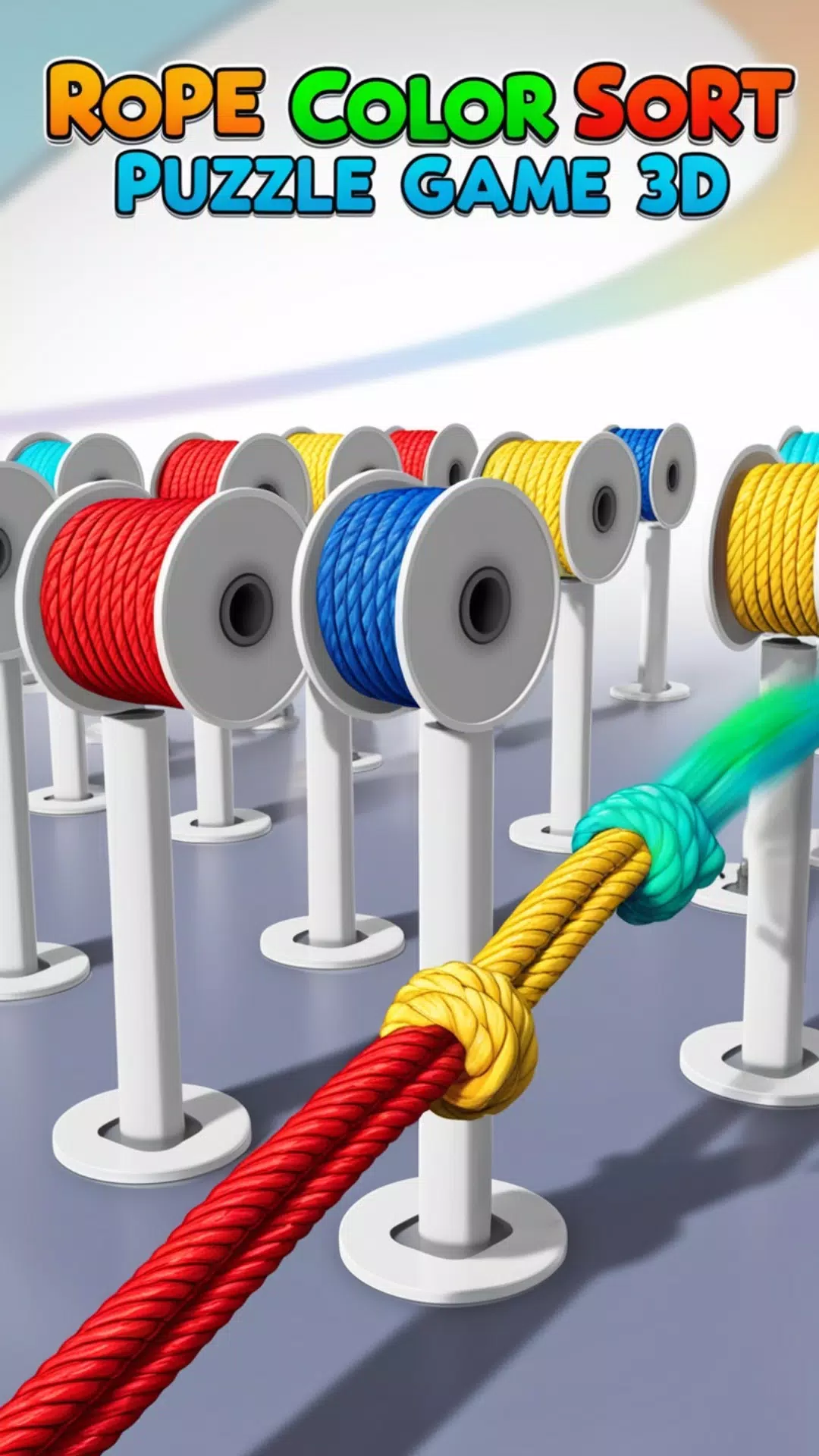 Screenshot Rope Color Sort Puzzle Game 3D 1