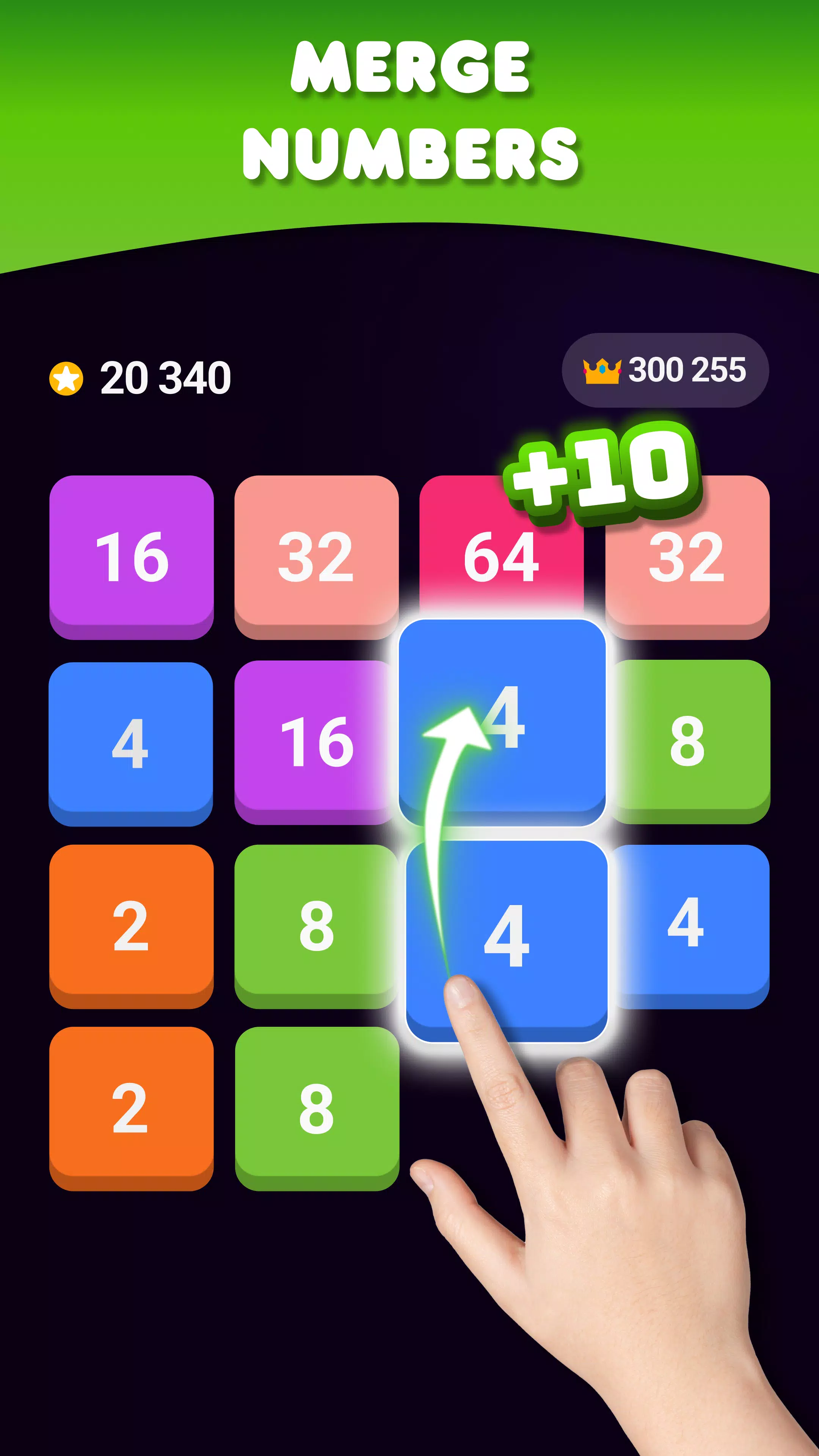 2048: Puzzle Game! Merge Block экрана 1