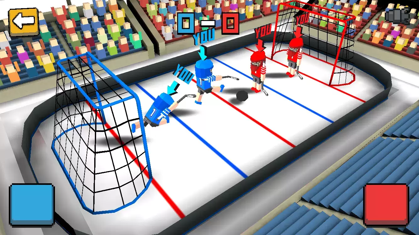 Cubic Hockey 3D captura de pantalla 