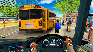 School Bus Transport Simulator captura de pantalla 