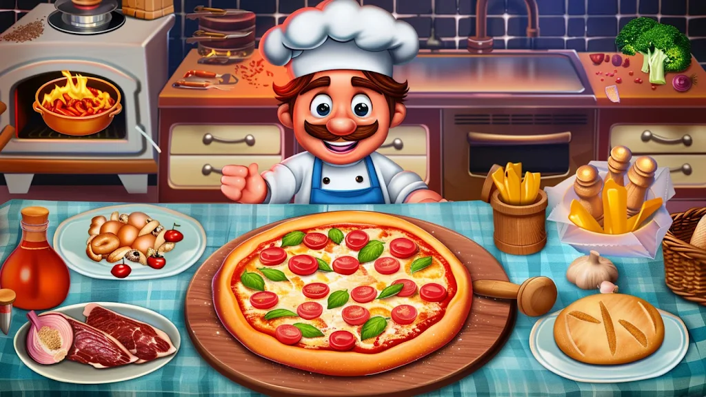 Pizza Maker Cooking Girls Game экрана 3