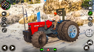 Indian Farming Tractor Driving экрана 3