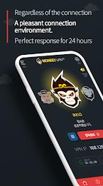 MonkeyVPN-Perfect 3 ways VPN ဖန်သားပြင်ဓာတ်ပုံ 1