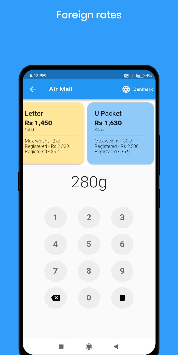 SL Post - Postage Calculator ဖန်သားပြင်ဓာတ်ပုံ 4