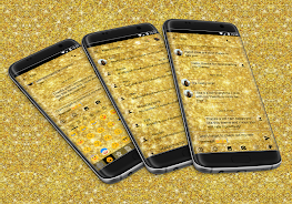 Screenshot SMS Messages GlitterGold Glass 1