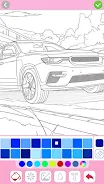 Car coloring games - Color car Screenshot 1