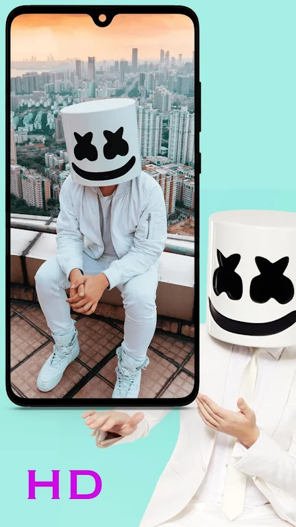 Marshmello Wallpaper экрана 3