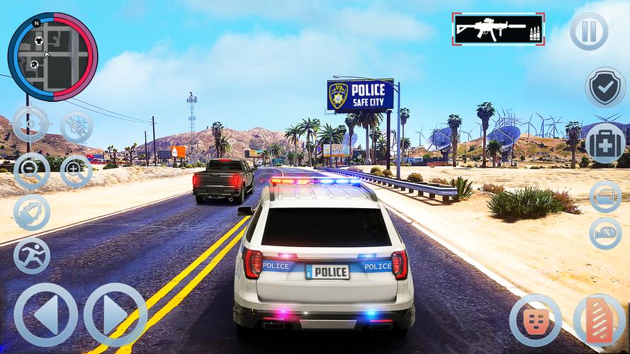 Police Game Transport Truck экрана 3