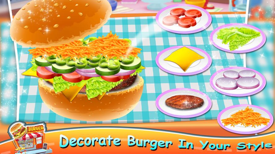 Pizza Burger - Cooking Games captura de pantalla 
