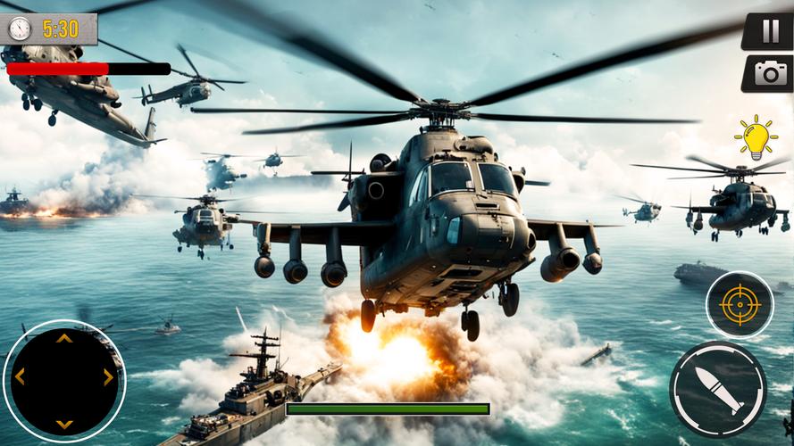 Gunship Battle Offline Game screenshot 1