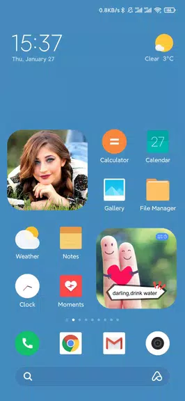 Moments Widget ဖန်သားပြင်ဓာတ်ပုံ 2